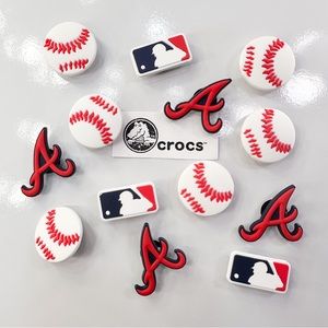 13 Atlanta braves croc charm jibbitz